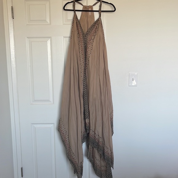 Rare Free People Merida Printed Maxi Dress in Ivory Combo - Picture 8 of 16